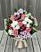 Букет цветов из: Альстромерии, Гвоздики, Розы и Хризантемы в Заринск