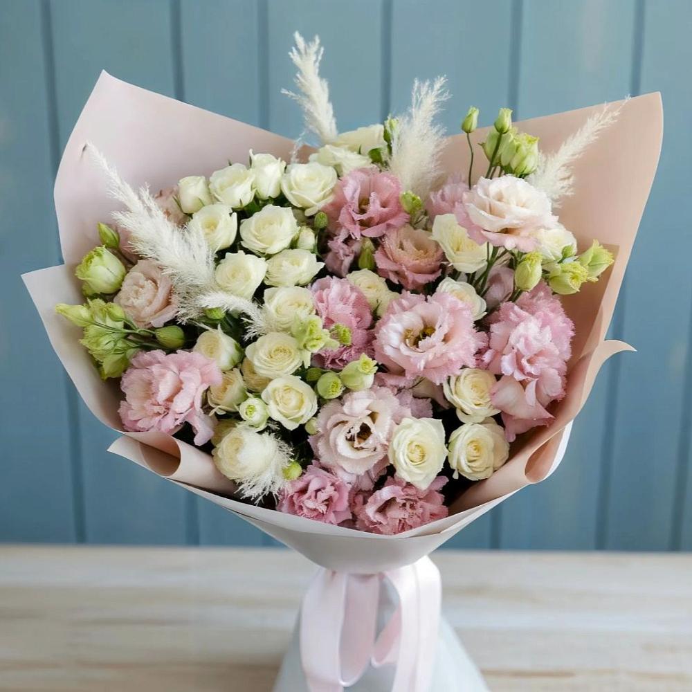 Букет цветов из: Альстромерии и Розы в Заринск