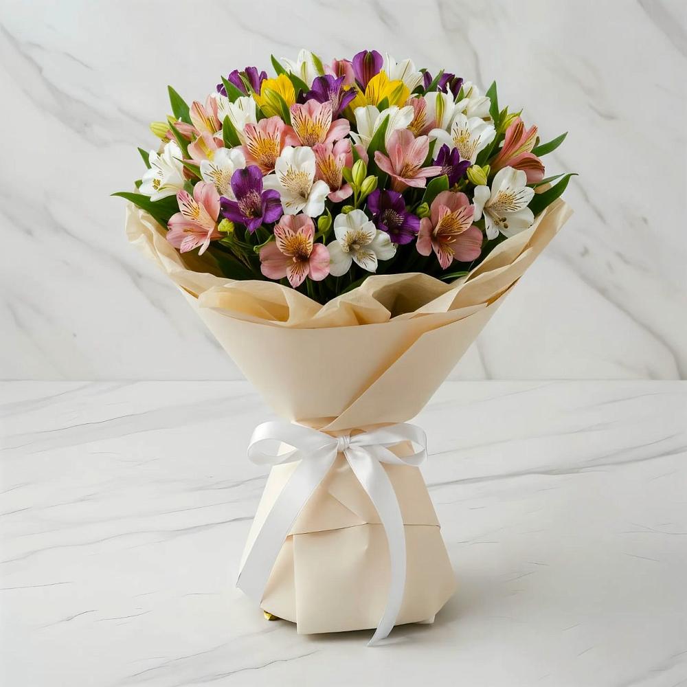 Букет цветов из: Альстромерии в Заринск