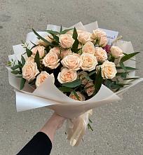 Букет Кремовые розы Латте в Заринск