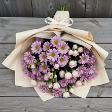 Букет цветов из:  Розы и Хризантемы #REPLACE_PRED# Заринск