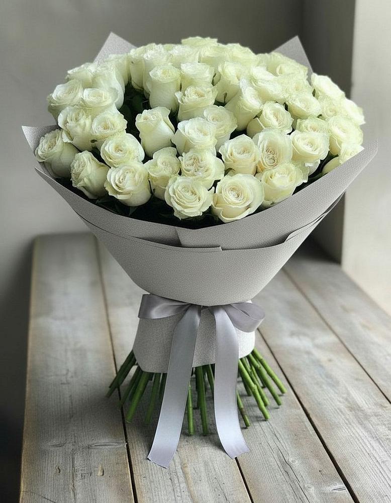 Букет 35 Белых роз в Заринск