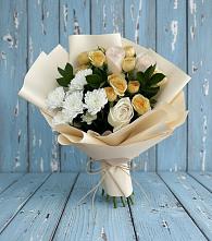 Букет цветов из:  Розы и Хризантемы в Заринск