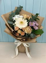 Букет цветов из:  Герберы и Хризантемы в Заринск
