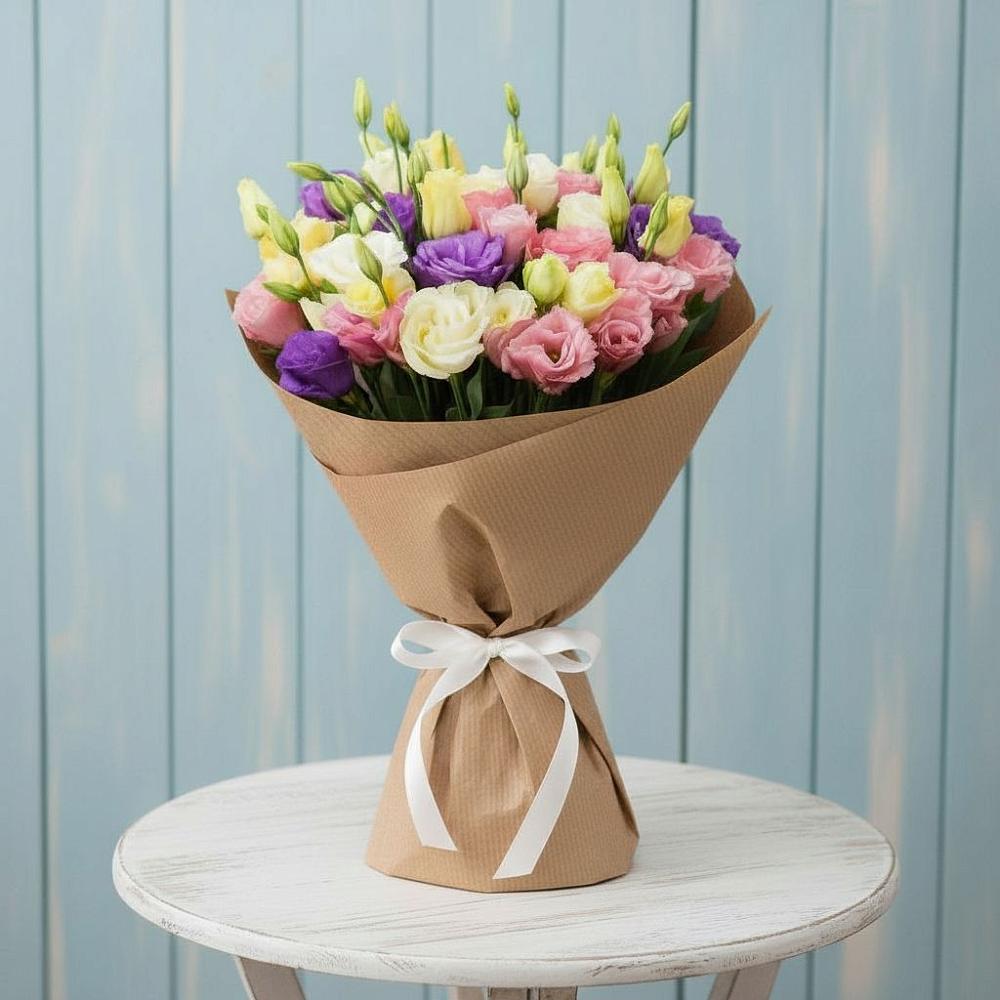 Букет цветов из: Лизиантусы в Заринск