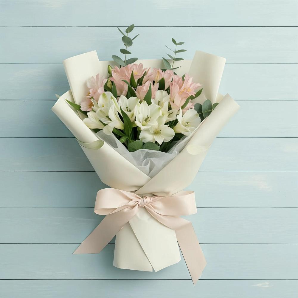 Букет цветов из: Альстромерии в Заринск