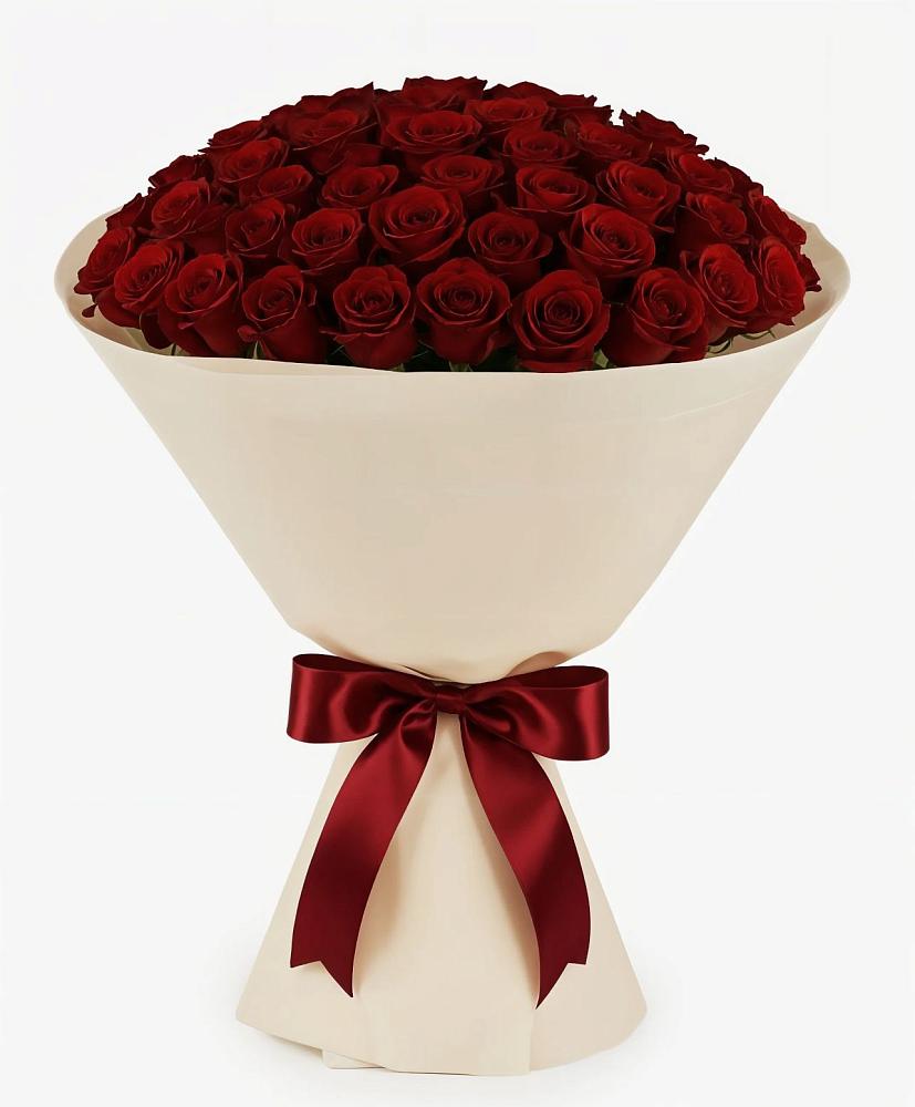 Букет 101 Бордовая роза Блэк Бакарра в Заринск