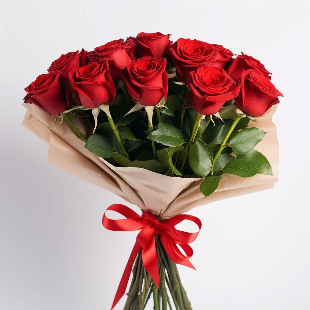Букет 11 Красных роз Эдлесс Лав в Заринск