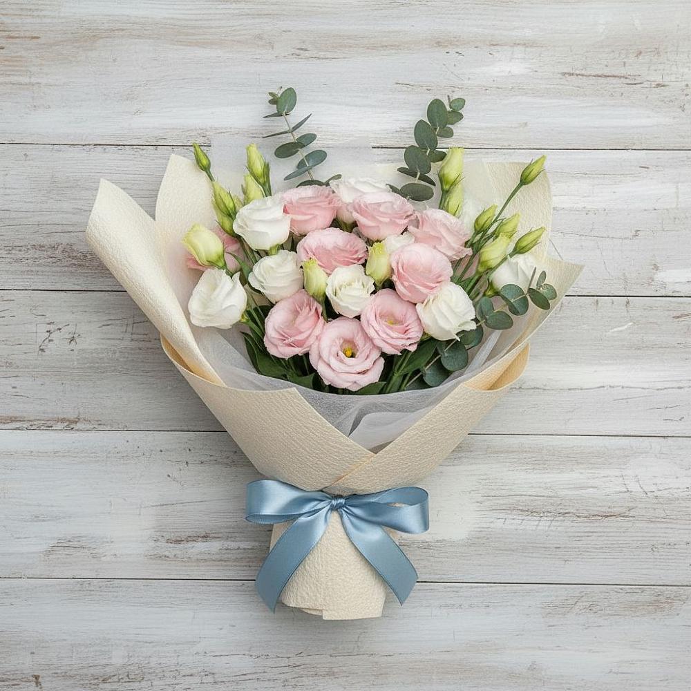 Букет цветов из: Лизиантусы в Заринск