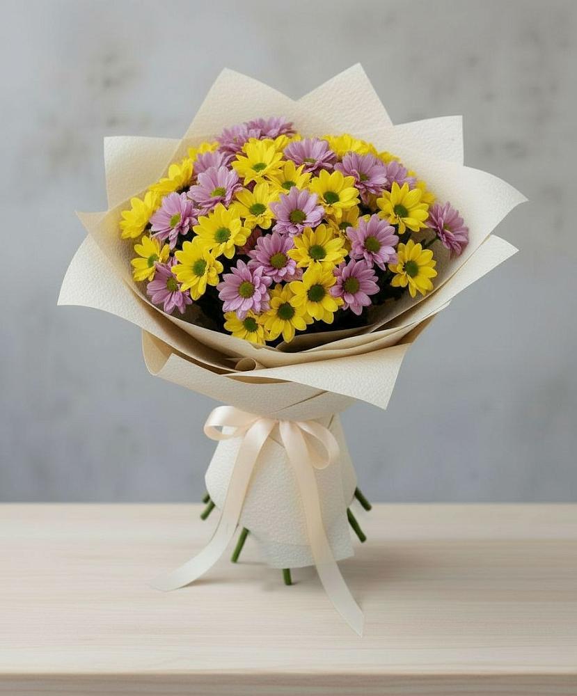 Букет цветов из: Хризантемы в Заринск